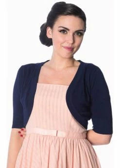 Banned Hudson 50's Bolero Navy Blue