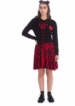 Banned Broken Heart 50's Cardigan Black 7 Banned Broken Heart 50's Cardigan Black -Banned Retro Shop banned CA21077 broken heart cardi blk 1 a9cdb259 023b 4f7f 8d79 7f91722fc051 1024x1024