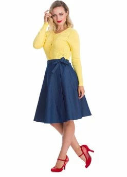 Banned Flower Power 40's Cardigan Yellow -Banned Retro Shop banned CA21097 flower power cardi yel 0 1024x1024