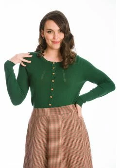 Banned Nina 50's Cardigan Green