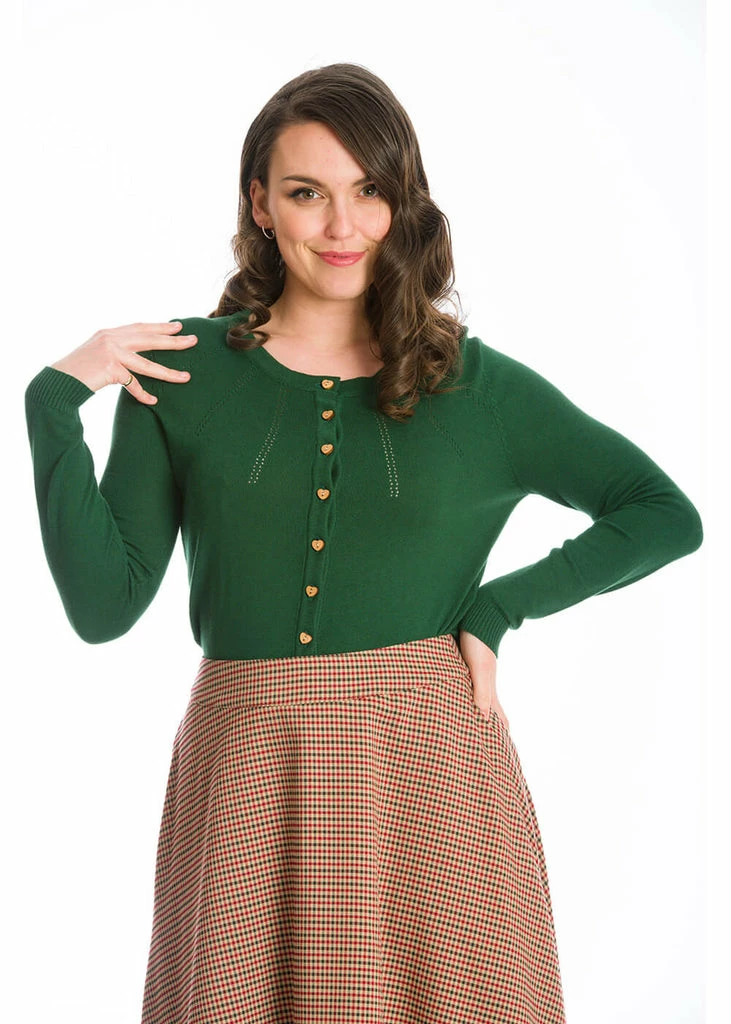 Banned Nina 50's Cardigan Green 1 Banned Nina 50's Cardigan Green