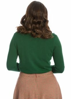 Banned Nina 50's Cardigan Green 5 Banned Nina 50's Cardigan Green -Banned Retro Shop banned CA21101 nina cardigan green 2 1024x1024