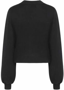 Banned Balloon Sleeve 70's Top Black 6 Banned Balloon Sleeve 70's Top Black -Banned Retro Shop banned JP1556 balloon sleeve top blk 2 1024x1024