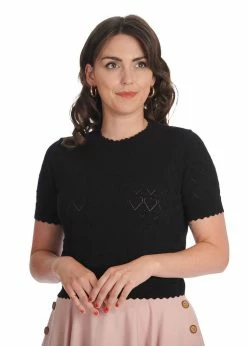 Banned Sweet Gardina 40's Jumper Black