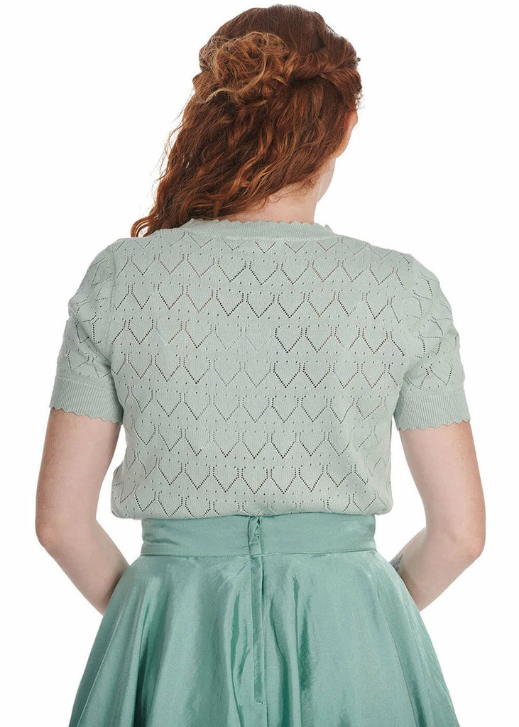 Banned Sweet Gardina 40's Jumper Green 2 Banned Sweet Gardina 40's Jumper Green - Image 2