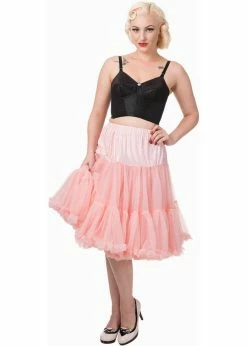 Banned 50's Petticoat Long Pink -Banned Retro Shop banned SBN236 petticoat long pink 0 1024x1024