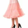 Banned 50's Petticoat Long Pink