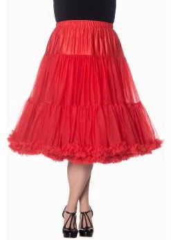 Banned 50's Petticoat Long Red -Banned Retro Shop banned SBN236 petticoat long red 0 1024x1024