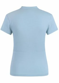 Banned Mandarin Collar 40's Top Blue -Banned Retro Shop banned TP10049 mandarin top blue 2 1024x1024