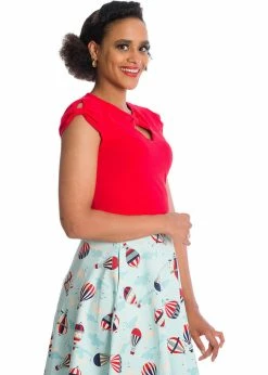 Banned Be Free 50's Top Red -Banned Retro Shop banned TP10432 be free top red 3 1024x1024