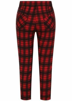 Banned Blackwell Tartan 60's Trousers Red -Banned Retro Shop banned TR31095 blackwell trousers red 2 d941a852 a5de 4aee b080 d55e38aad7b2 1024x1024