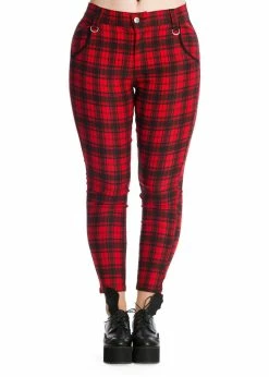 Banned Blackwell Tartan 60's Trousers Red -Banned Retro Shop banned TR31095 blackwell trousers red 4 4364ea7d cff2 41b8 8041 af0c69670a24 1024x1024