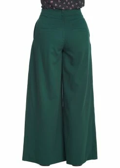 Banned Diamond 40's Palazzo Trousers Green -Banned Retro Shop banned TR31138 diamond trousers green 4 3a7e9724 d3bc 4555 a872 3102ce44f922 1024x1024