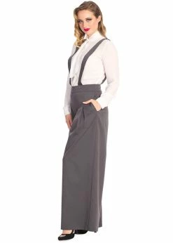 Banned Diamond 40's Palazzo Trousers Grey -Banned Retro Shop banned TR31138 diamond trousers grey 1 b79b5cc3 7e01 4dd5 9454 d2984e412b00 1024x1024