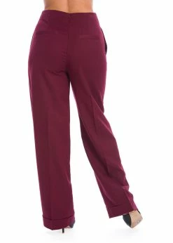 Banned Adventures Ahead 40's Trousers Burgundy -Banned Retro Shop banned TR31935 adventures trousers bur 2 72d89389 8160 4bde 940a dbb89817eff5 1024x1024