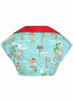 Collectif Lorna Motel 50's Bolero Blue -Banned Retro Shop collectif CA SS220502A lorna motel bolero blue 2 1024x1024