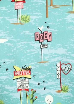 Collectif Lorna Motel 50's Bolero Blue -Banned Retro Shop collectif CA SS220502A lorna motel bolero blue 4 1024x1024