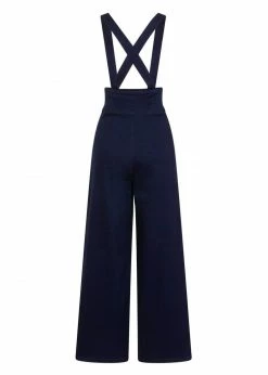 Collectif Freya 1940's Jeans Navy Colour 6 Collectif Freya 1940's Jeans Navy Colour -Banned Retro Shop collectif CSS180201A freya jeans navy 3 1024x1024