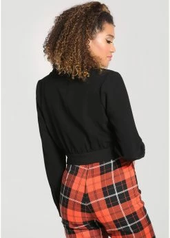 Hell Bunny Ravenwood 40's Jacket Black -Banned Retro Shop hell bunny HLB80026 ravenwood jacket blk 3 b5932f17 2b7d 40b2 9d63 d87cbbbbff36 1024x1024