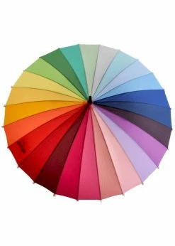Banned Retro Shop 28 Loving Rain Everyday Rainbow Umbrella