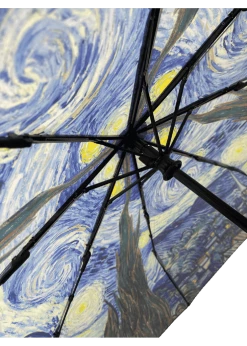 Loving Rain Van Gogh Starry Night Compact Umbrella -Banned Retro Shop loving rain SKAFSN starry night folding 7 bf762100 3f17 462f ad3f 35ba9e83453a 1024x1024