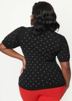 Unique Vintage X Peanuts Snoopy Dance Telluride 50's Cardigan Black -Banned Retro Shop unique vintage K1456KT3 peanuts snoopy dance cardi blk 2 5af8275a 4ecd 4d82 9609 b41efc151da0 1024x1024