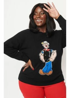 Unique Vintage X Popeye The Sailor Man Sweater Black 7 Unique Vintage X Popeye The Sailor Man Sweater Black -Banned Retro Shop unique vintage K1486KT3 popeye sailor man sweater blk 3 0619f49d ca64 400f 9d9d e931022ba213 1024x1024