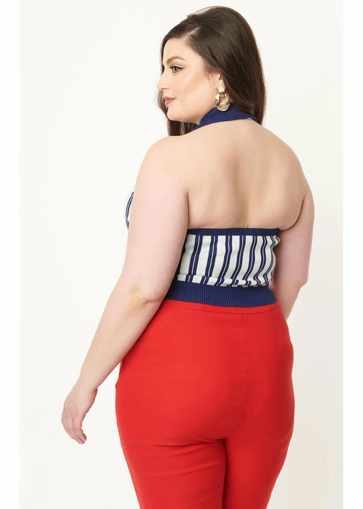 Unique Vintage X Popeye Sweethaven 60's Sweater Blue 4 Unique Vintage X Popeye Sweethaven 60's Sweater Blue - Image 4