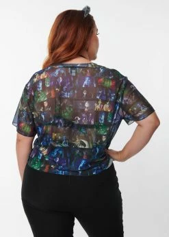 Unique Vintage X Corpse Bride Boxy Cropped Mesh Top Multicolour 9 Unique Vintage X Corpse Bride Boxy Cropped Mesh Top Multicolour -Banned Retro Shop unique vintage K1729KT3 corpse bride boxy top 2 e2231847 dc99 4c60 9def d9abd36087f4 1024x1024