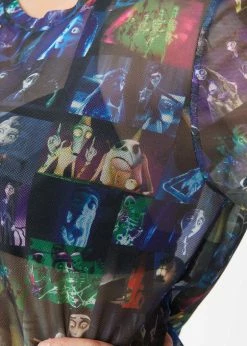 Unique Vintage X Corpse Bride Boxy Cropped Mesh Top Multicolour 10 Unique Vintage X Corpse Bride Boxy Cropped Mesh Top Multicolour -Banned Retro Shop unique vintage K1729KT3 corpse bride boxy top 4 ae519c48 f0e8 482d 92d3 30d87eb8900d 1024x1024