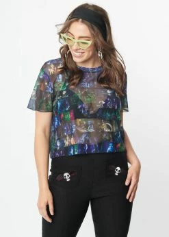 Unique Vintage X Corpse Bride Boxy Cropped Mesh Top Multicolour 8 Unique Vintage X Corpse Bride Boxy Cropped Mesh Top Multicolour -Banned Retro Shop unique vintage K1729KT3 corpse bride boxy top 6 d67ac70a 5485 4578 b8ad 8e5af8f62418 1024x1024