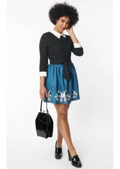 Unique Vintage X Corpse Bride Emily 50's Swing Skirt Blue 9 Unique Vintage X Corpse Bride Emily 50's Swing Skirt Blue -Banned Retro Shop unique vintage K1742WB0C corpse bride emily skirt blue 4 d39dd27b 10b2 4a1b b9b0 a13934111711 1024x1024